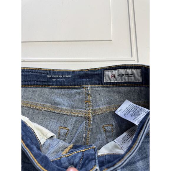 Adriano Goldschmied Jeans Womens Size 24R Blue Denim Farrah Skinny High-Rise - Picture 4 of 7